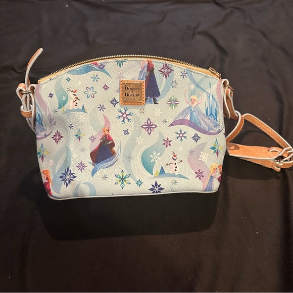 Disney Dooney & Bourke Frozen Elsa Anna Olaf Crossbody Purse Retired Edition - Picture 5 of 7